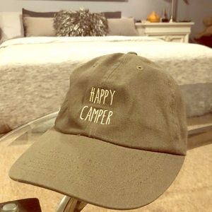 Happy camper baseball hat